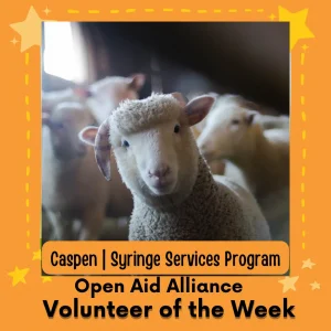 Volunteer of the week post from social media