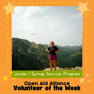 Volunteer of the week post from social media